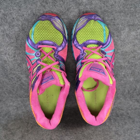 Asics Shoes Womens 11 Athletic Trainers Gel Nimbus 15 Running Sneakers Pink - Picture 11 of 16